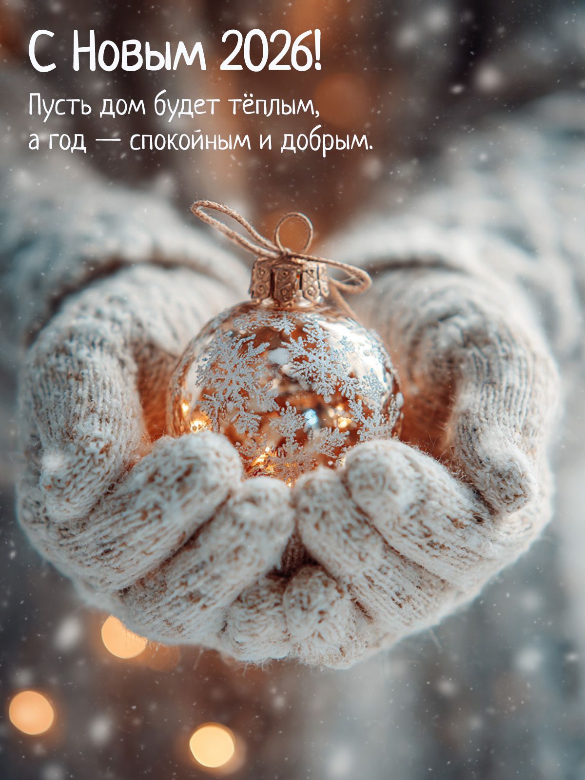 Поздравление с наступающим Новым годом и Рождеством Христовым!