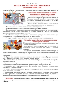 Правила пожарной безопасности при эксплуатации электрооборудования
